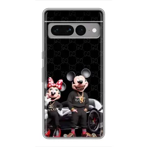 Чехол Disney Mouse Google Pixel 7 Pro (PREMIUMPrint) (Семья Маусов)