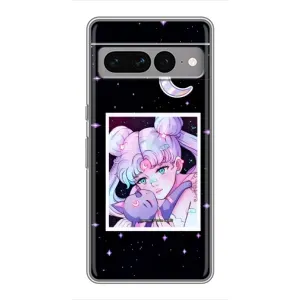 Чехлы Персонажи Аниме Наруто для Google Pixel 7 Pro (AlphaPrint) (Сейлор Мун)