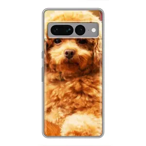 Чехлы с собаками для Google Pixel 7 Pro (VPrint) (Щенок Бишон)