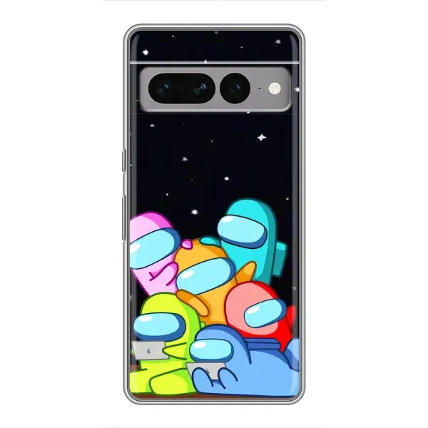 Чехол с принтом «Скины в космосе» для Google Pixel 7 Pro