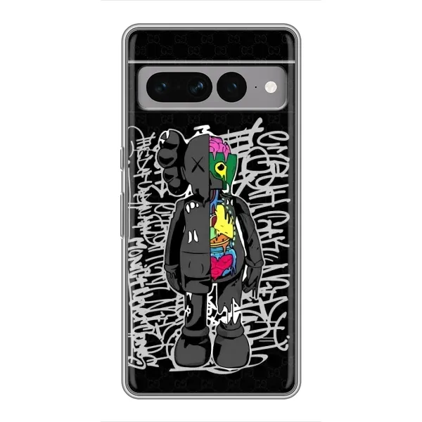 Чехол с принтом «Стиль Bearbrick» для Google Pixel 7 Pro