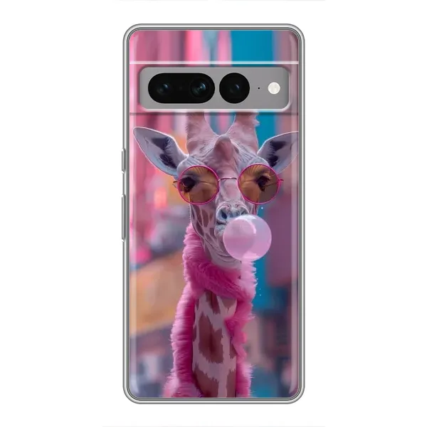 Чохол з принтом «Стильна жирафа» для Google Pixel 7 Pro