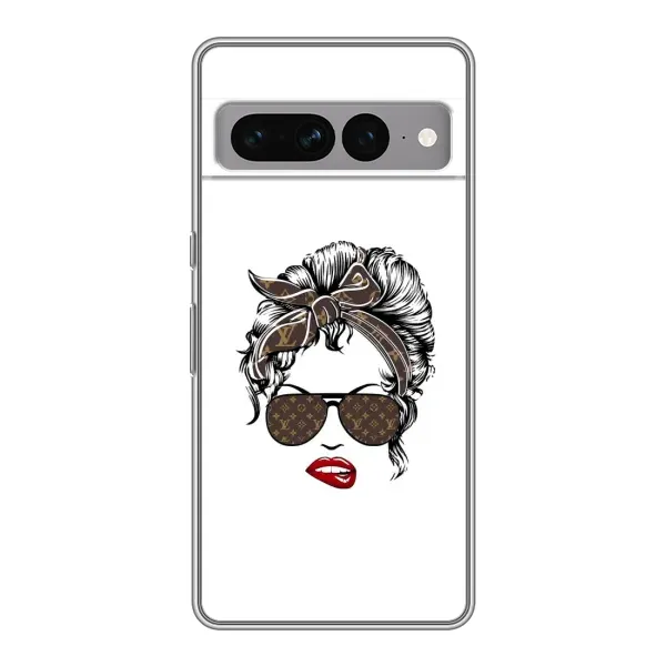 Чехол с принтом «стильная с луи витон» для Google Pixel 7 Pro