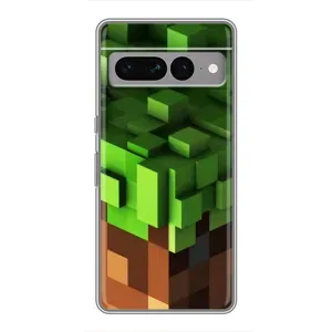 Чехол Майнкрафт на Google Pixel 7 Pro (AlphaPrint) Minecraft