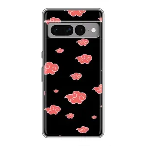 Чехлы Персонажи Аниме Наруто для Google Pixel 7 Pro (AlphaPrint) (Тучки Аниме)