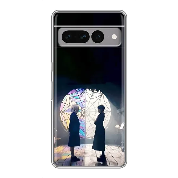 Чехол с принтом «Уэнздей и Инид» для Google Pixel 7 Pro