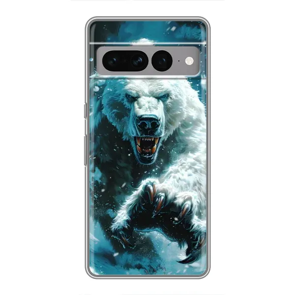 Чехол с принтом «Полярный медведь» для Google Pixel 7 Pro