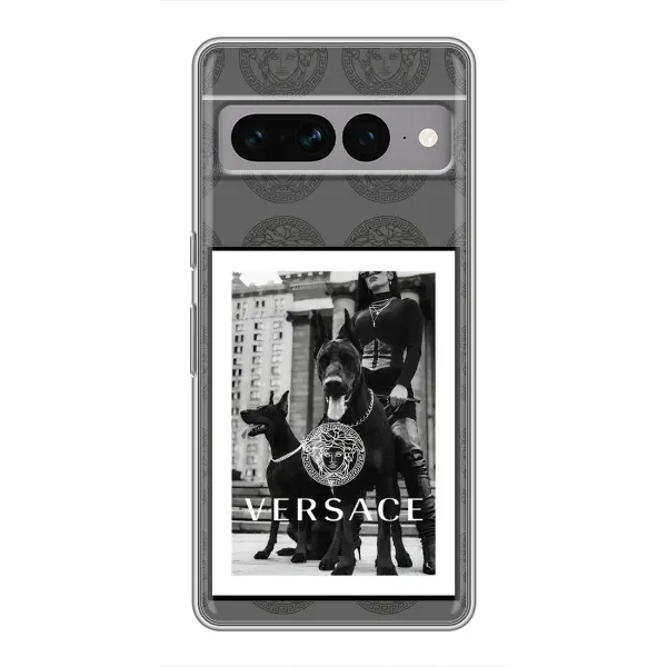 Чехол с принтом «Версаче» для Google Pixel 7 Pro