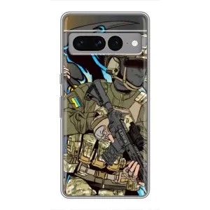 Чехлы с картинкой ЗСУ для Google Pixel 7 Pro (AlphaPrint)
