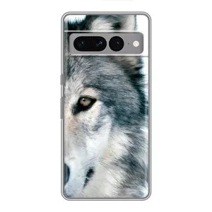 Чехлы с картинками животных Google Pixel 7 Pro (Волк)