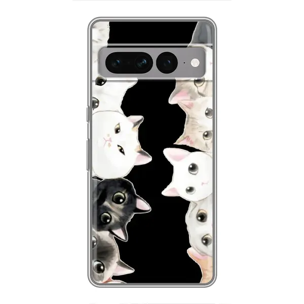 Чехол с принтом «Взгляд котов» для Google Pixel 7 Pro