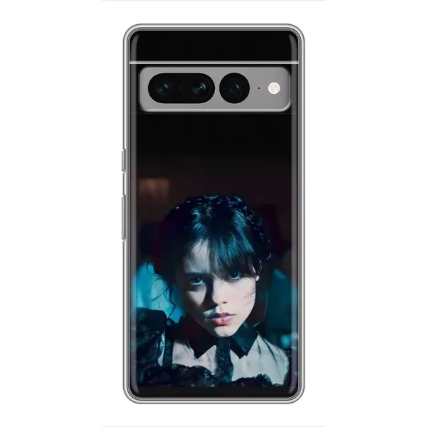 Чехол с принтом «взгляд Уэнздей» для Google Pixel 7 Pro