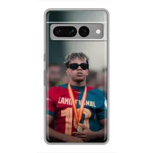 Чехол с футболистом Ламин Ямаль Google Pixel 7 Pro (Ямаль Барса)