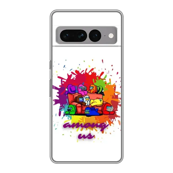 Чехол с принтом «Яркий АмонгАс» для Google Pixel 7 Pro