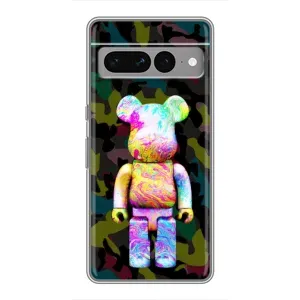 Чехлы для Google Pixel 7 Pro - Bearbrick Louis Vuitton (PREMIUMPrint) (Яркий Bearbrick)