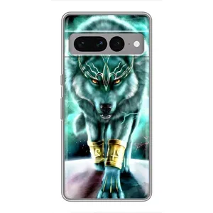 Захисні чохли для Гугл Піксел 7 Про (AlphaPrint) (ХІТ продаж) ВОВК