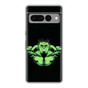 Чехлы с героями Марвел Google Pixel 7 Pro (VPrint) (Зелёный Халк)