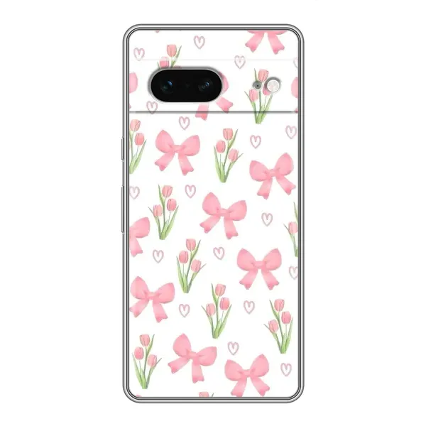 Чохол з принтом «Банти і квіти» для Google Pixel 7