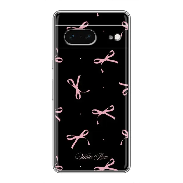 Чохол з принтом «Банти на чорному» для Google Pixel 7