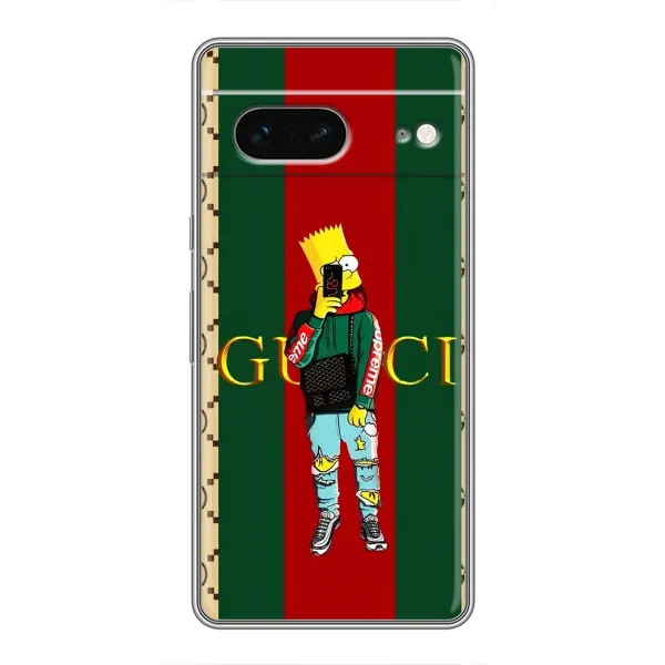 Чохол з принтом «Барт ГУЧЧІ» для Google Pixel 7