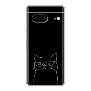Чохол з малюнком кіт на Google Pixel 7 (Байдужий кіт)