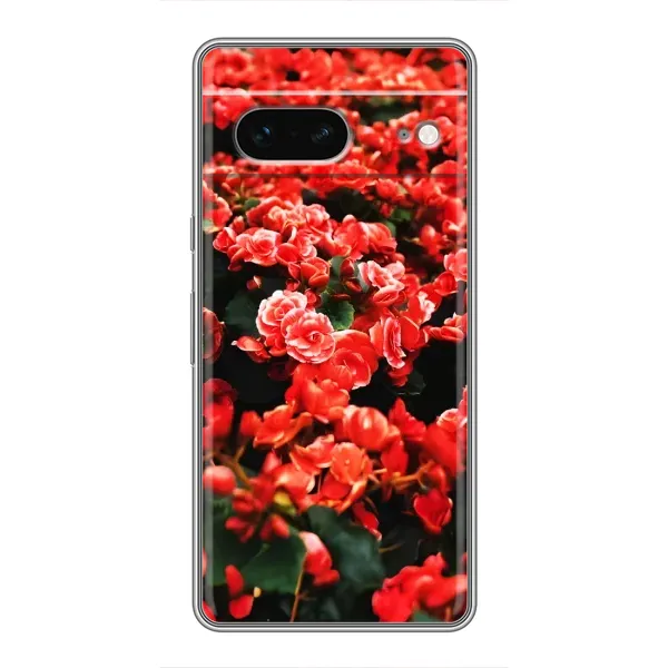 Чохол з принтом «Квіти червоні» для Google Pixel 7 Чохол з принтом «Квіти червоні» для Google Pixel 7