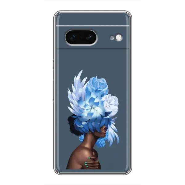 Чохол з принтом «Квіти на голові» для Google Pixel 7 Чохол з принтом «Квіти на голові» для Google Pixel 7