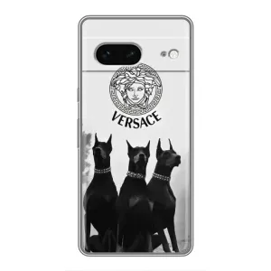 Чохли VERSACE для Гугл Піксель 7 (PREMIUMPrint) (Доберман Версаче)