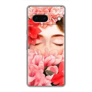 Чехлы (ART) Цветы на Google Pixel 7 (VPrint) (Очі в квітах)