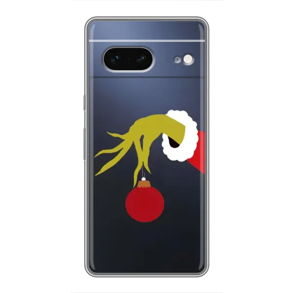 Чохол з принтом «Грінч з іграшкою» для Google Pixel 7 Чохол з принтом «Грінч з іграшкою» для Google Pixel 7