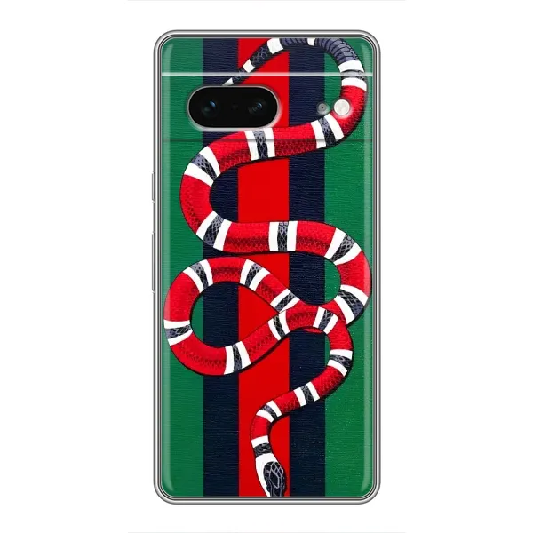 Чохол з принтом «Gucci змія» для Google Pixel 7