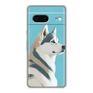 Чохол з Хаскі Google Pixel 7 - (AlphaPrint) (Хаскі арт)
