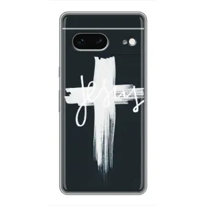 Чехол для Google Pixel 7 (AlphaPrint) - (Христианские) (Иисус)