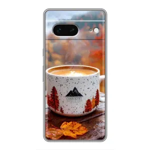 Чохол з принтом «Кава на природі» для Google Pixel 7