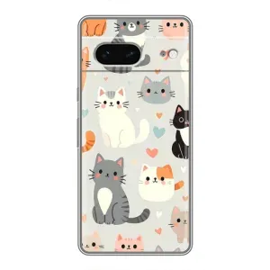 Чохол з малюнком кіт на Google Pixel 7 (Колаж котів)