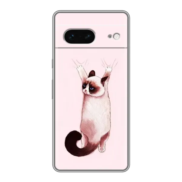 Чехол с принтом «Котик падает» для Google Pixel 7