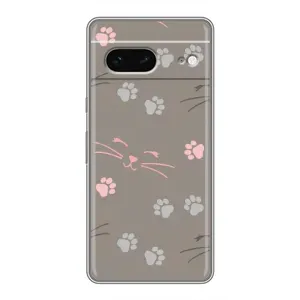 Чохол з малюнком кіт на Google Pixel 7 (Лапи і вуса)