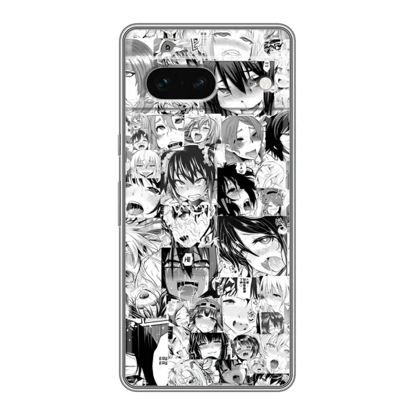 Чохол з принтом «Ahegao manga» для Google Pixel 7