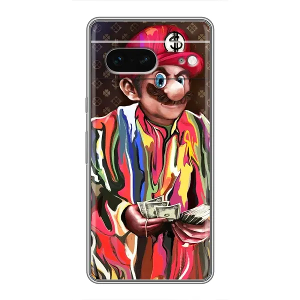 Чохол з принтом «Mario LV» для Google Pixel 7