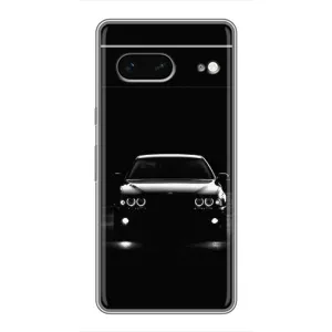 Чехол для Гугл Пиксель 7 - с принтом БМВ (AlphaPrint) (Машина BMW)