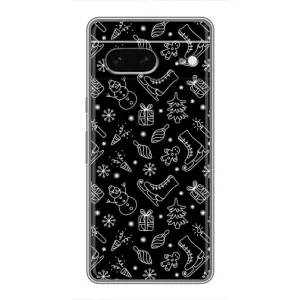 Новорічні, Святкові Чохли для Google Pixel 7 - 2024 год (Новорічний фон)