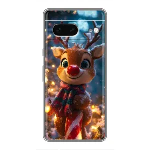 Чохол з принтом «Олень з шарфом» для Google Pixel 7
