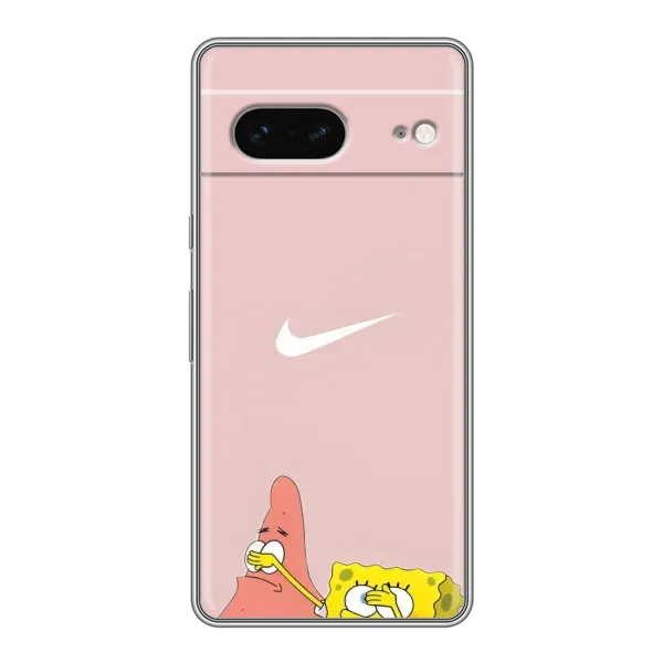 Чохол з принтом «Патрік і Губка» для Google Pixel 7 Чохол з принтом «Патрік і Губка» для Google Pixel 7