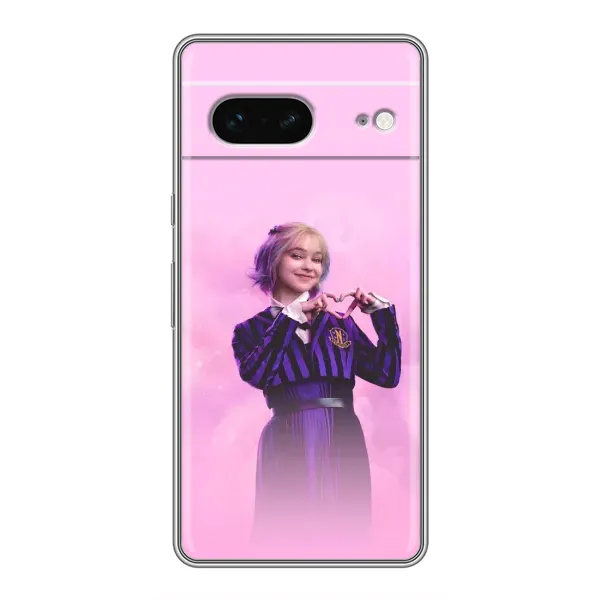 Чохол з принтом «Яскрава Енід Венздей» для Google Pixel 7