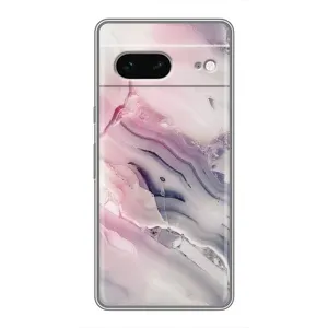 Мраморный чехол на Google Pixel 7 (VPrint) (Пурпурный Мрамор)