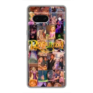 Чохол з принтом «Колаж Рапунцель» для Google Pixel 7