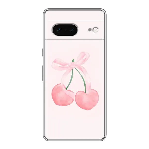 Чехол с принтом «Розовые вишни» для Google Pixel 7