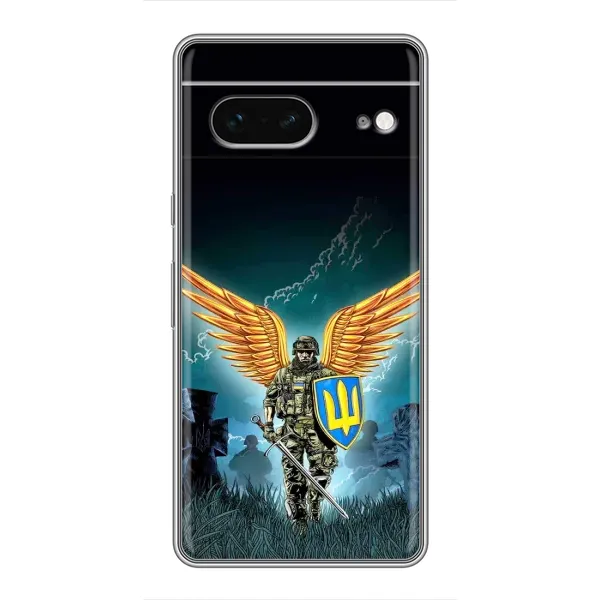Чохол з принтом «Солдат ЗСУ» для Google Pixel 7 Чохол з принтом «Солдат ЗСУ» для Google Pixel 7