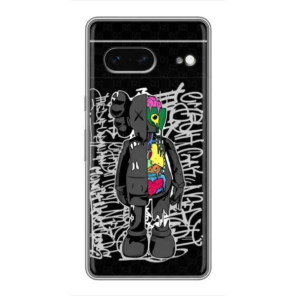 Чохол з принтом «Стиль Bearbrick» для Google Pixel 7
