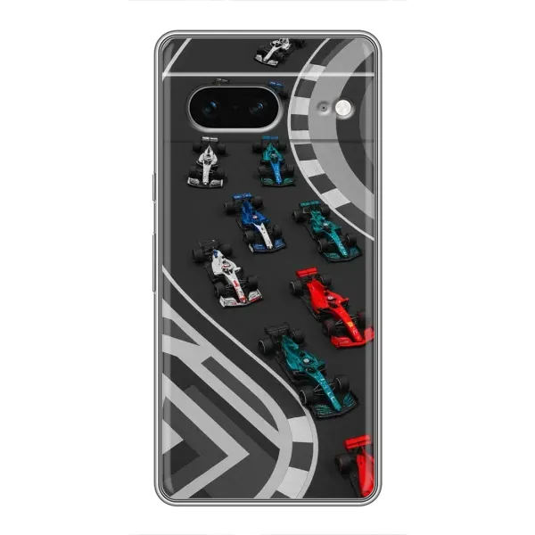 Чехол с принтом «Трасса Ф1» для Google Pixel 7